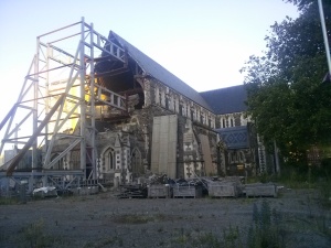Christchurch Cathedral in the heart of Christchurch, NZ